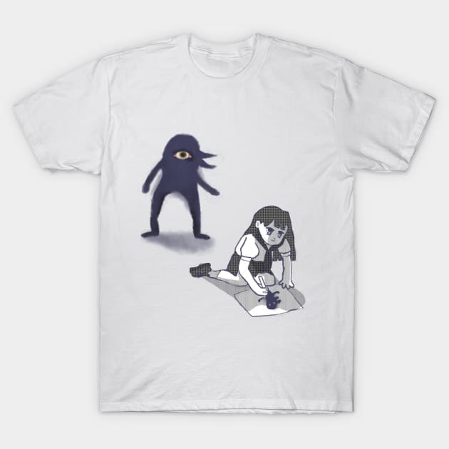 Imaginary friend (transparent) T-Shirt by doomaemon